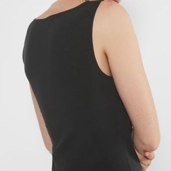 SUNDAY BEST Aritzia Black Stretch Tank Top Womens Large - Picture 11 of 13